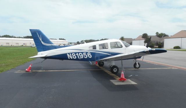 Piper Cherokee (N81956) - N81956 parked at Spruce Creek.