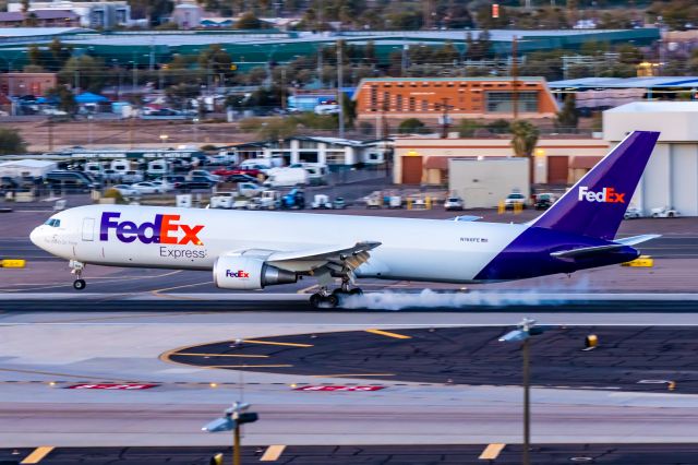 N166FE — - A FedEx 767-300 landing at PHX on 2/1/23. Taken with a Canon R7 and Tamron 70-200 G2 lens.