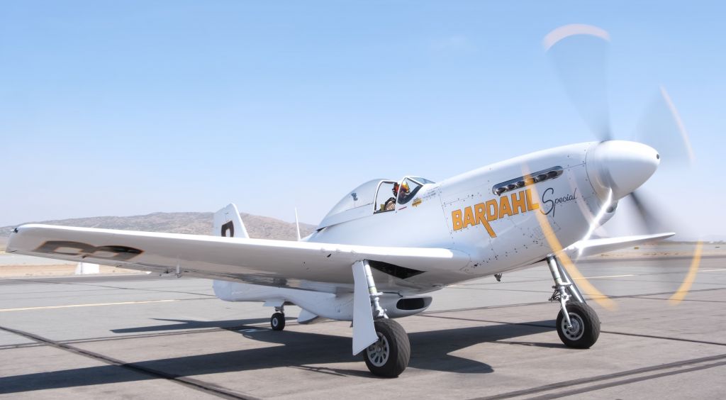 North American P-51 Mustang (N2869D) - Race #3 (8) BARDAHL Special at the 2022 National Championship Air Races.