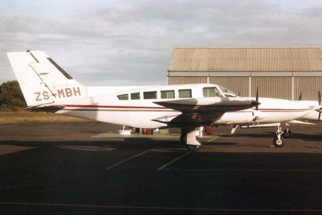 Cessna 402 (ZS-MBH) - Seen here on 11-Apr-92.