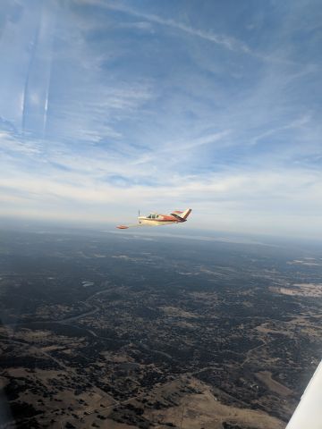 Beechcraft 35 Bonanza (N8452A) - Formation flight over Lake Travis, Austin TX