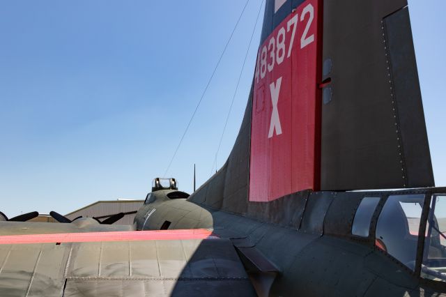 N7227C — - B-17G "Texas Raiders" photographed at Houston Executive Airport on April 14, 2019.