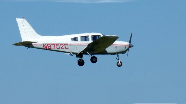 Piper Cherokee (N9752C) - On final is this 1978 Piper Cherokee PA-28-161 in the Summer of 2020.