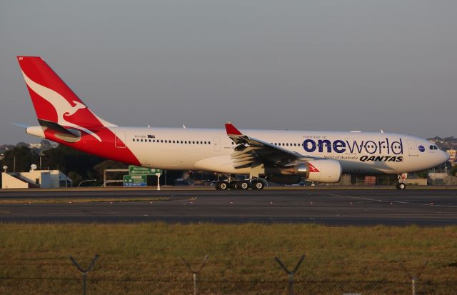 VH-EBV — - First time in Australia on it's delivery flight from Airbus via Singapore.