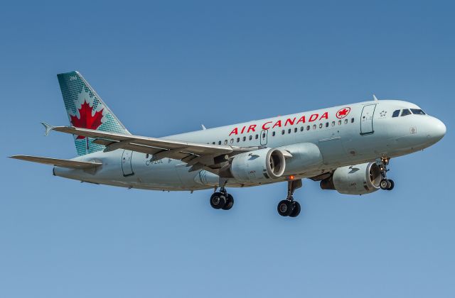 Airbus A319 (C-FZUL) - ACA376 arrives from Fort McMurray, Alberta