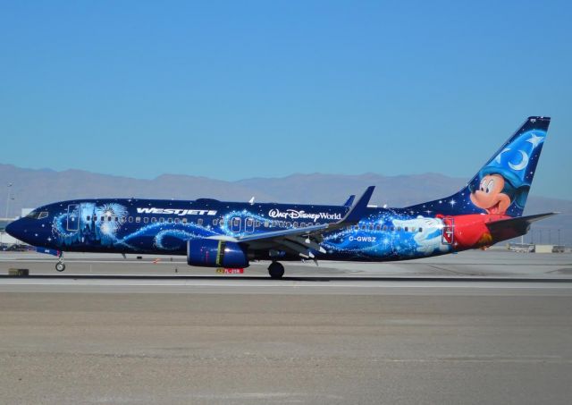 Boeing 737-800 (C-GWSZ) - I love this paint job!