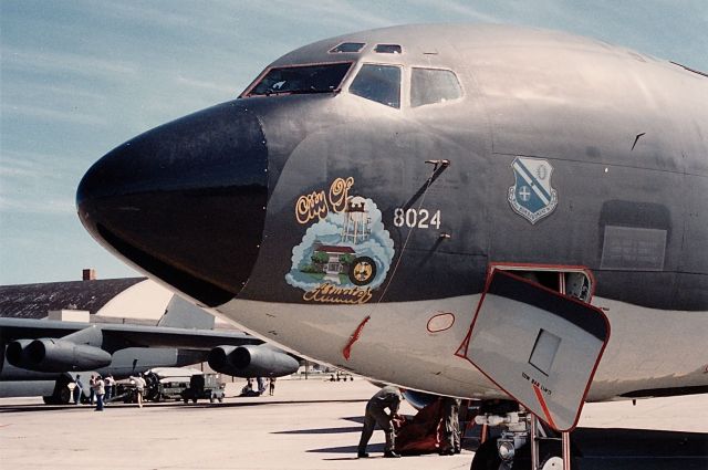 Boeing C-135FR Stratotanker (63-8024) - City Of Atwater KC-135 on display at a KFWH Air Show