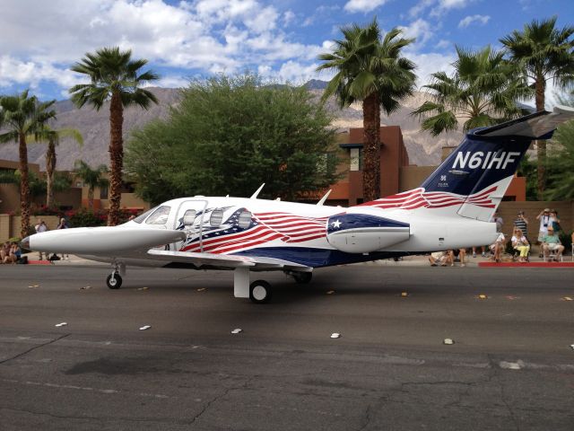 Eclipse 500 (N61HF) - AOPA Parade of Planes - Palm Springs