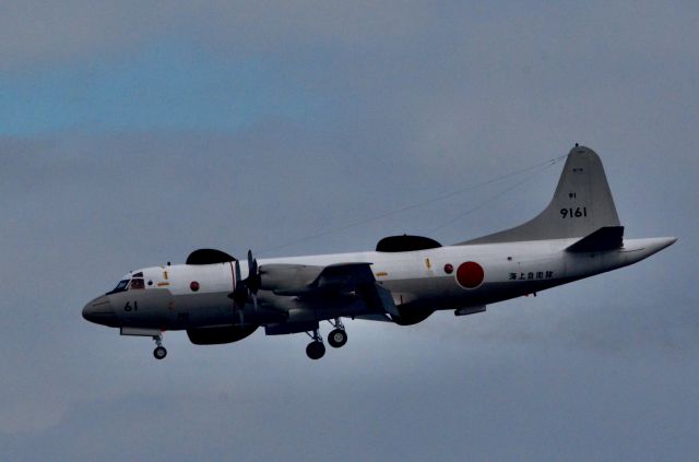 Lockheed P-3 Orion (N9161) - Final to RJOI.