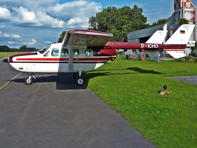 Cessna Super Skymaster (D-ICHO) - At Papenburg, Germany EDWF. Photo courtesy by Wiard Lübbers. 3 FEB 2017.