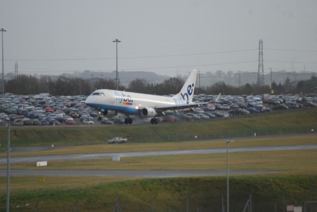 Embraer 175 (G-FBJI) - Taken from Freeport Carpark