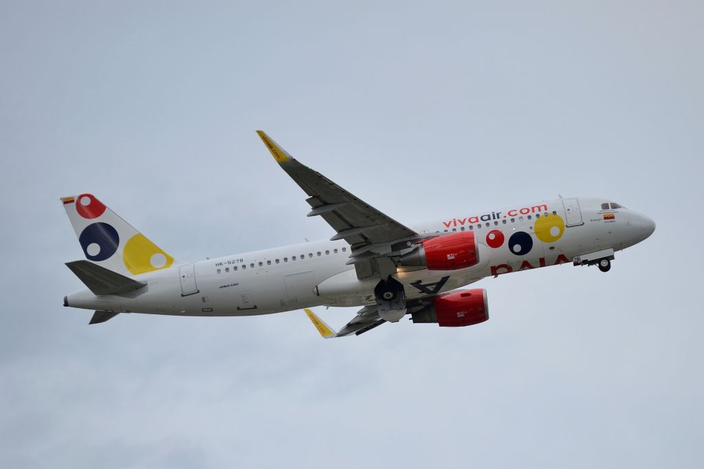 Airbus A320 (HK-5278) - por primera vez en SAP 04-06-2020