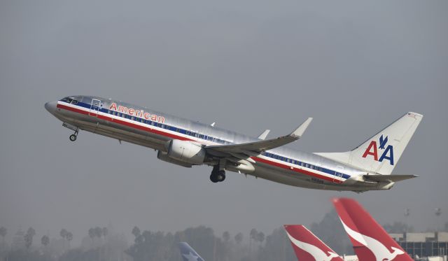 Boeing 737-800 (N919AN) - Departing LAX