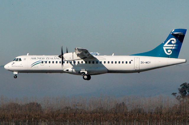 Aerospatiale ATR-72-500 (ZK-MCY) - on 10 August 2003