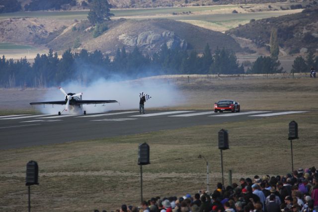 SUKHOI Su-29 — - Sukhoi 29 versus Lamborghini WANAKA NZ April 2014