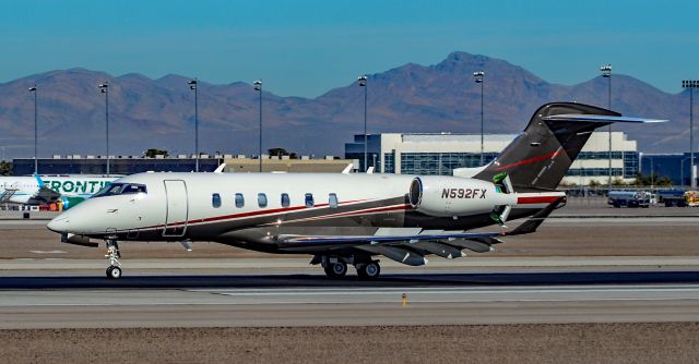 Bombardier Challenger 300 (N592FX) - N592FX BOMBARDIER BD-100-1A10 Challenger 350 s/n 20767 - Las Vegas - McCarran International (LAS / KLAS)br /USA - Nevada,  January 28, 2019br /Photo: TDelCoro