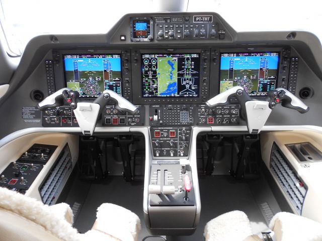 — — - Inside Embraer Phenom 300.