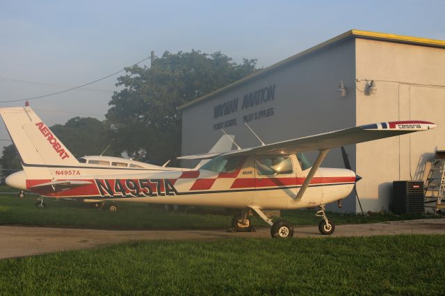 Cessna 152 (N4957A) - N4957A, C152A at American Flight Training Ramp