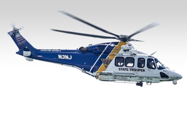 BELL-AGUSTA AB-139 (N3NJ) - New Jersey State Police doing a flyby at the 2022 Atlantic City air show.