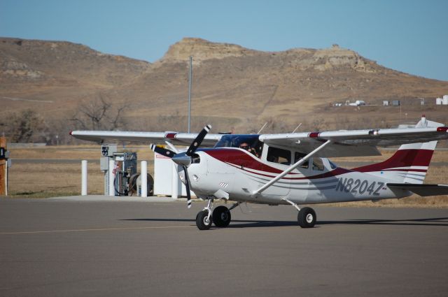 Cessna 205 (N8204Z) - On the ramp at Ekalaka