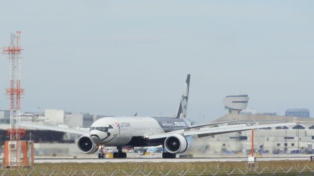 BOEING 777-300ER (PT-MUA) - A Latam B777-300ER Adorned with Starwars Galaxy's Edge Livery"Arriving from Sao Paulo,Brasil(GRU/SBGR)