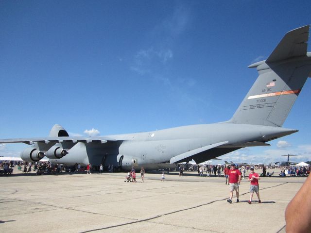 Lockheed C-5 Galaxy (N70031) - A Super Galaxy at the Thunder Over New Hampshire Airshow.