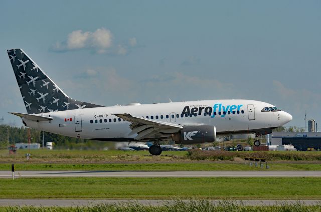 BOEING 737-600 (KFA100) - Visiting CYHU and landing 24R on 08-09-2022