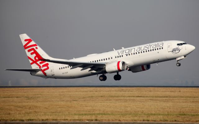 Boeing 737-800 (VH-VUP) - Lifting Off from Rwy 34R