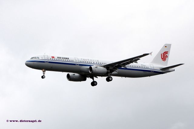 D-AVZU — - Airbus A321 D-AVZU 4834 AIR CHINA returning to Hamburg-Finkenwerder base from test flight