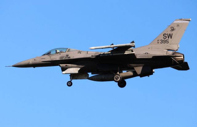 Lockheed F-16 Fighting Falcon (91-0395)