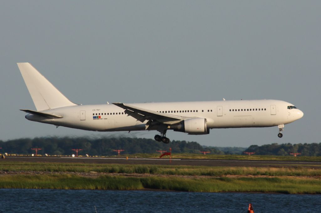 BOEING 767-300 (CS-TKT) - Euroatlantic Operating for Azores to BOS on 7/21/19. 