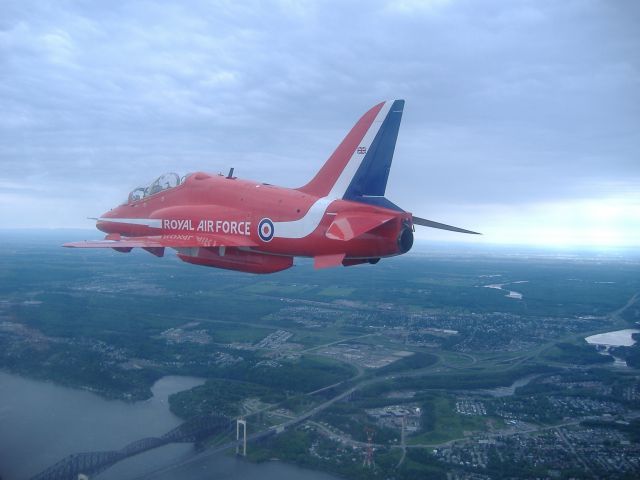 Boeing Goshawk (XX308) - This picture was taken on a media flight with the Red Arrows, in June 2008. Paul-R. Raymond