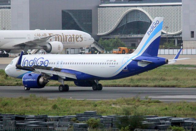 Airbus A320neo (VT-IPF) - Landing on rwy 18 on 3-Jan-24 operating flight IGO1133 from VOCI.