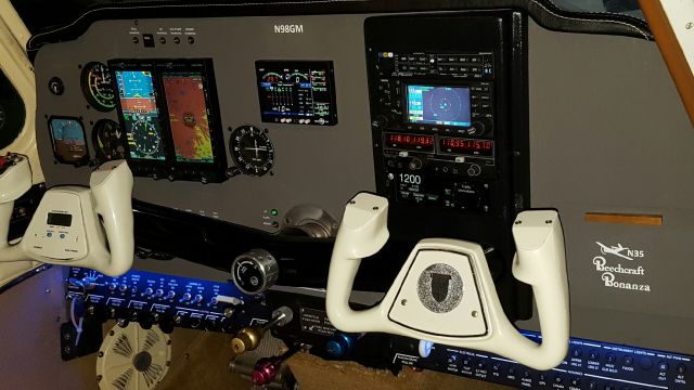 Beechcraft 35 Bonanza (N98GM) - Panel upgrade complete!