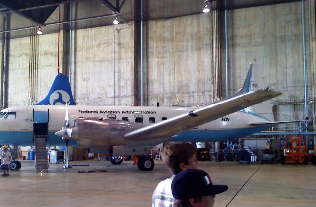 CONVAIR CV-580 (N39) - FAA Aircraft In Their William J. Hughes Technical Center Hanger