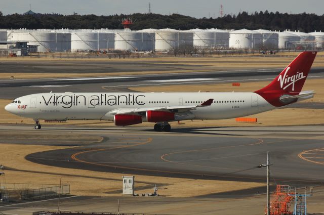 Airbus A340-300 (G-VELD) - G-VELD A340-313X(MSN:214) VS901V NRT-LHR SPOT26 RWY34L↑ 12:55