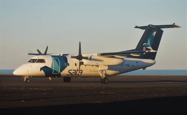 de Havilland Dash 8-200 (CS-TRB) - Santa Maria island International Airport - LPAZ - Azores. June 10, 2021