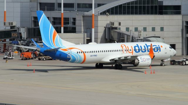 Boeing 737-800 (A6-FMQ) - 16/02/2022: Just before push-back to fly to Dubai (DXB).