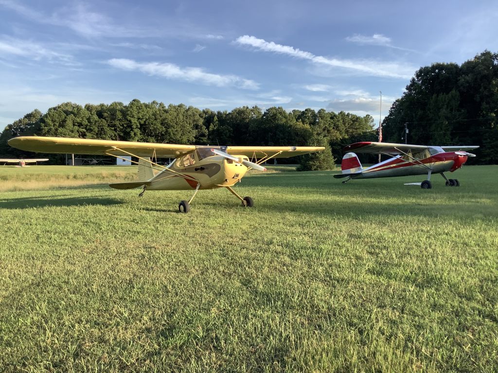 Cessna 140 (N2147V) - Location 8NC8 lake Ridge