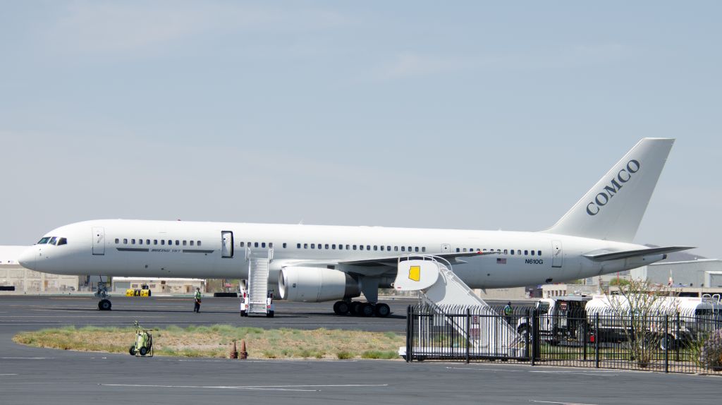 Boeing 757-200 (N610G) - shot 03/29/2013 Tucson Az 1238 Local