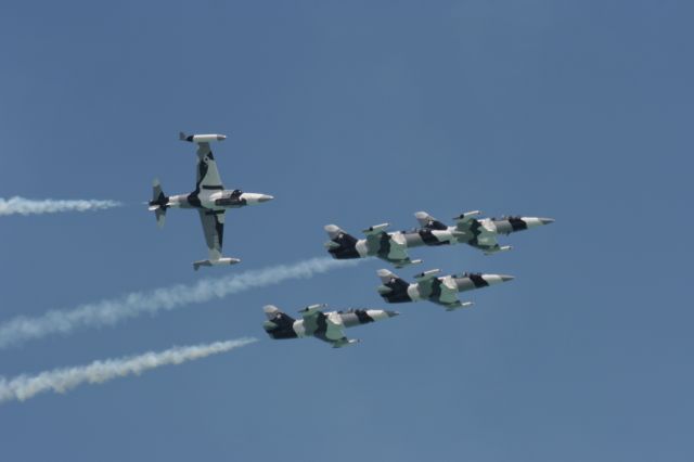 Lockheed T-33 Shooting Star — - Black Diamonds at Milwaukee Air Show 2012