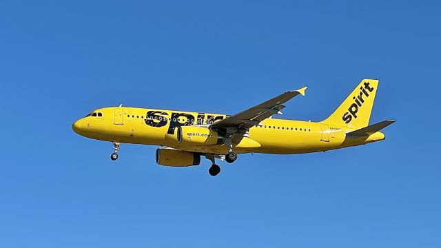 Airbus A320 (N608NK) - Arriving as NKS206 from Dallas/Ft. Worth