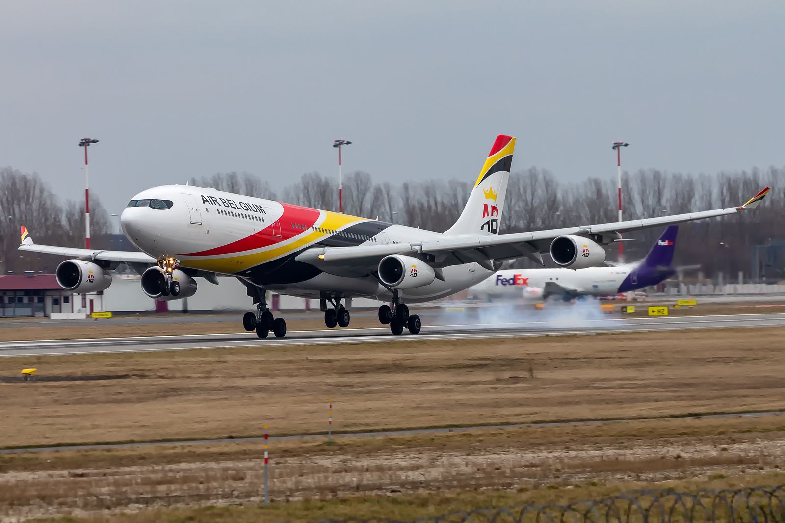 Airbus A340-300 (OO-ABD) - OO-ABD - Airbus A340-313 - Air Belgium