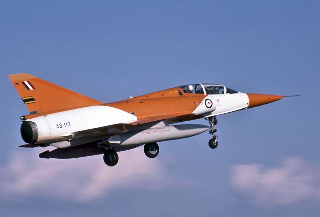 A3112 — - AUSTRALIA - AIR FORCE - DASSAULT MIRAGE IIIO(F) - REG : A3-112 (CN 1123134) - EDINBURGH RAAF BASE ADELAIDE SA. AUSTRALIA - YPED (22/3/1985)
