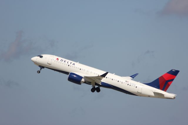 Airbus A220-300 (N312DU) - Possible A220-300 inaugural at IND. Taken early May