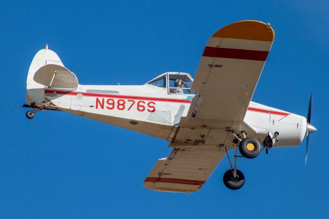 Piper PA-25 Pawnee (N9876S) - Short final after dropping off his tow package.