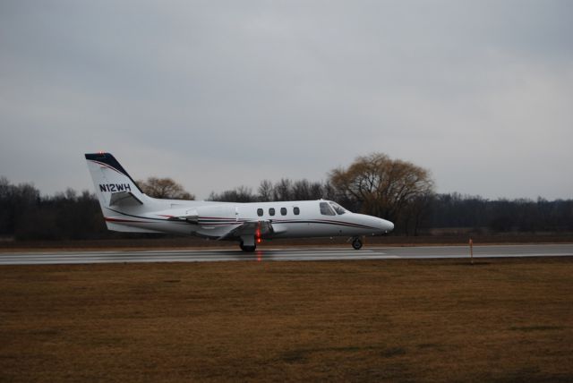 Cessna Citation 1SP (N12WH) - Owner taking off in N12WH for Peoria, IL