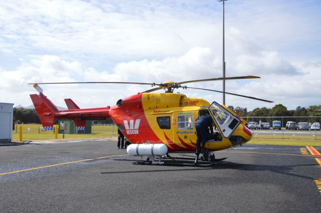 NUSANTARA NBK-117 (VH-EMS) - "Polair 72" at Flinders Island, Feb 2022