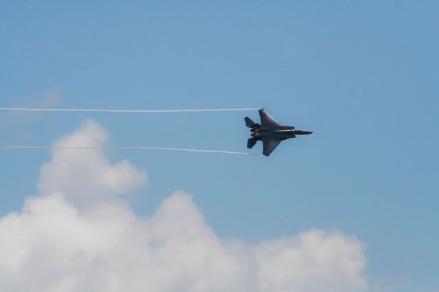 McDonnell Douglas F-15 Eagle (90-0232) - F-15E Strike Eagle performs at the "Blues Over Beaufort" Air Show at Marine Corps Air Station (MCAS) in Beaufort, South Carolina