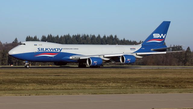 BOEING 747-8 (VQ-BVB) - Before lining up RWY21